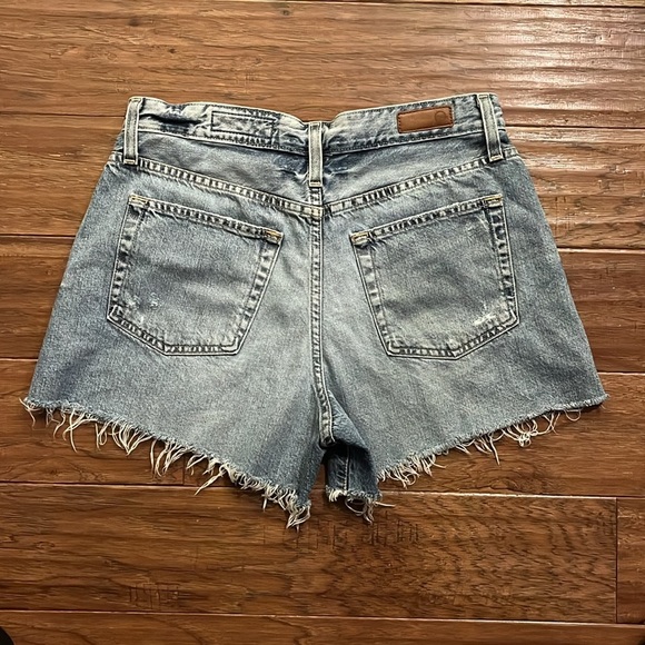 AG Adriano Goldschmidt Alexis High Rise Denim Short Size 30R - Picture 4 of 11